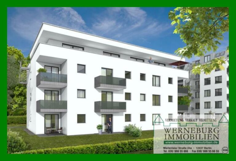 Grün und doch zentral – Wohnen in Johannisthal!
***Neubau***Fußbodenheizung***Balkon***